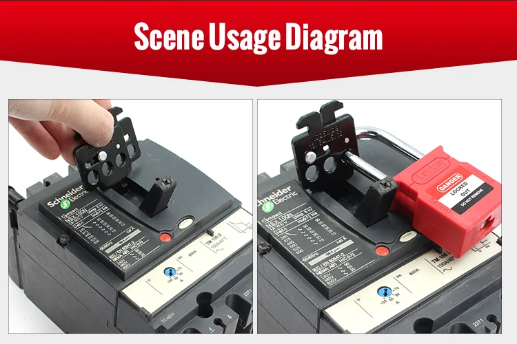 Safety Schneider Medium And Large Plastic Case Circuit Breakers Lock