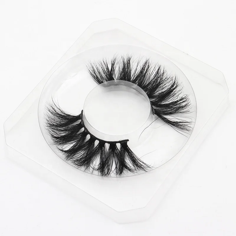 

T01 Marbling packaging 3D Mink Eyelashes False Eyelashes Crisscross Natural Fake Lashes 25mm 3D Mink Lashes Extension