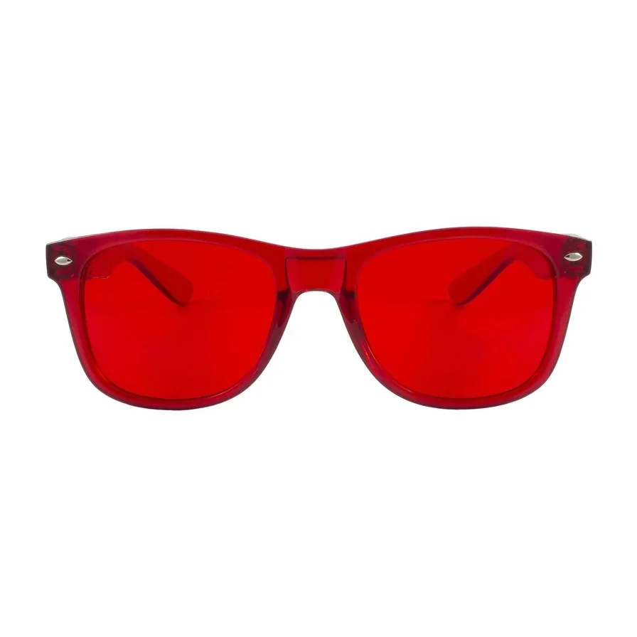 

Colored Relax Lens Glasses Women Vintage Tinted Square Sun Glasses Shades Female UV400 Color Therapy Glasses