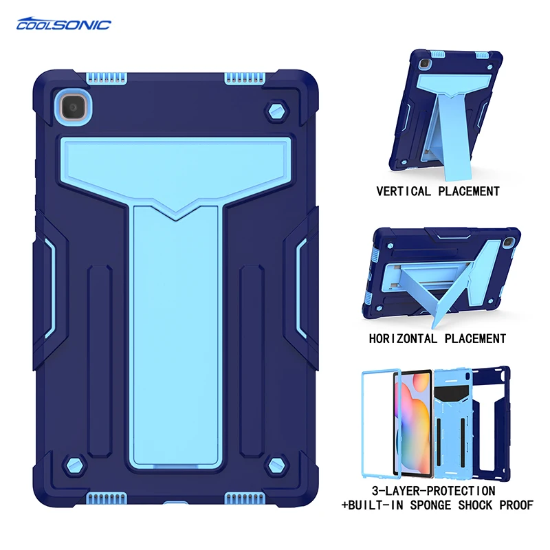 

Factory Wholesale Heavy Duty Rugged Shockproof With T kickstand Tablet Case For iPad Air3 10.5 2019