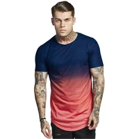 

Men's Casual Wear Contrast Design Color Quick Dry Slim Fit T-shirt For Man