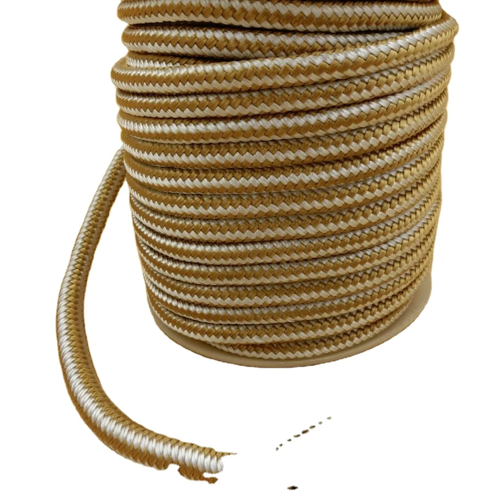 mooring rope double braided anchor rope with thimble boat anchor rope