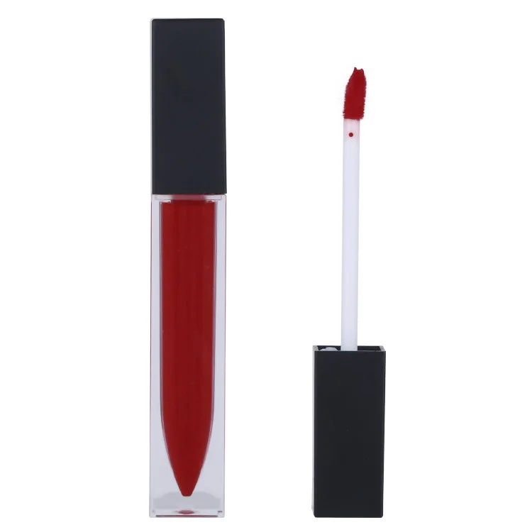 

High quality No Logo Custom Make Your Own Logo Private Label Waterproof Matte Lip gloss Non-stick Cup Liquid Lipgloss