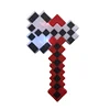 Hundred Power's Orange LED Pixel Axe Flashing Pixel wave mosaic Toy Axe, Battle Axe Toy Halloween, Cyber World Themed Party