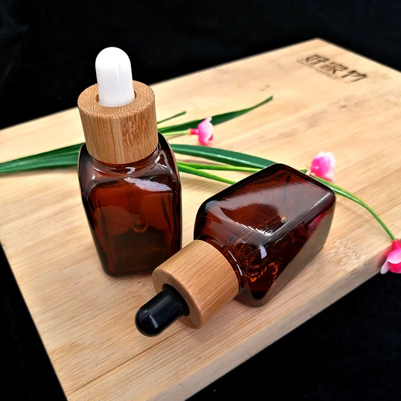 IMG_20190907_115030.jpg  30ml amber square dropper bottle Eco-friendly bamboo cap Cosmetic essential oil aromatherapy Container packaging H8b3c3b31d310446d8b698a569aeef05di