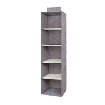 

OEM ODM Hanging Closet Shelves Organizers With Side Pockets, Customized