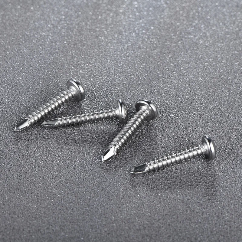 
Screws Stainless Steel 410 Pan Head Self-drilling 