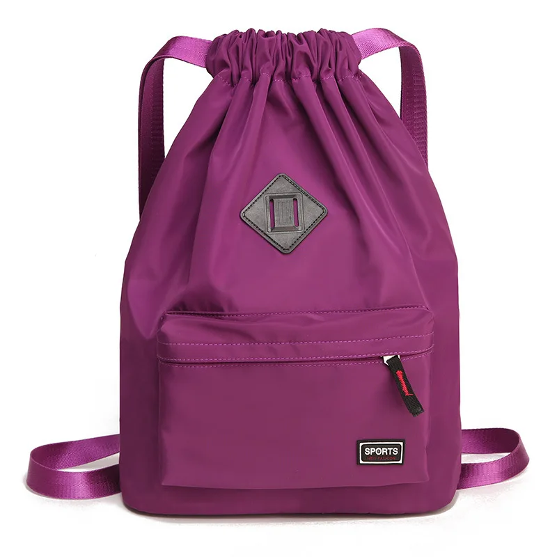 

Fast delivery custom outdoor unisex waterproof rucksack travel gym drawstring backpack, Accpet customized color
