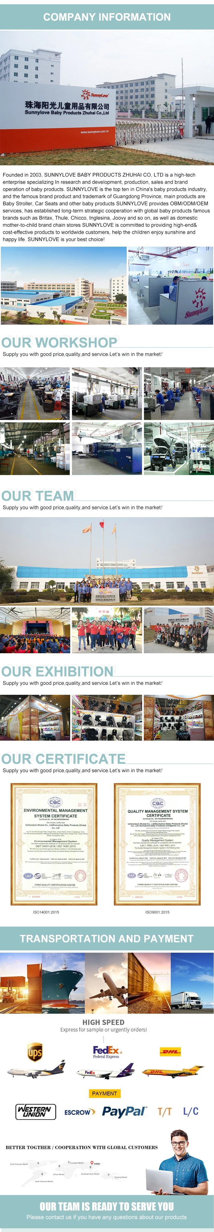 brand baby stroller 3 in 1 leather baby prame europe baby