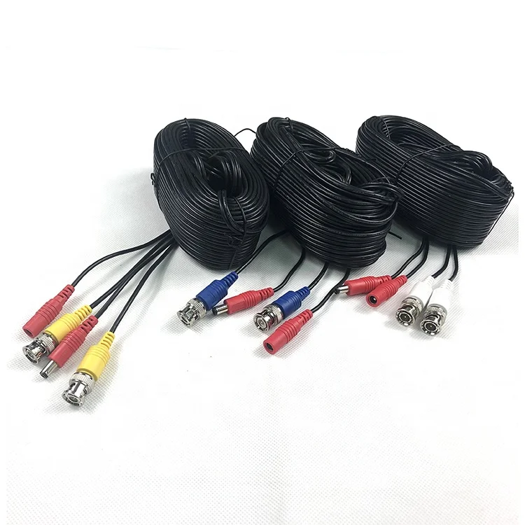 
Security CCTV Cable BNC Video CCTV Camera Power Cable 26AWG For Surveillance Camera in stock 