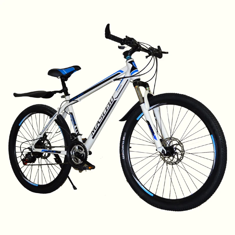 

bicycle/high carbon steel mountain bike white black blue /high quality bicycles for young people