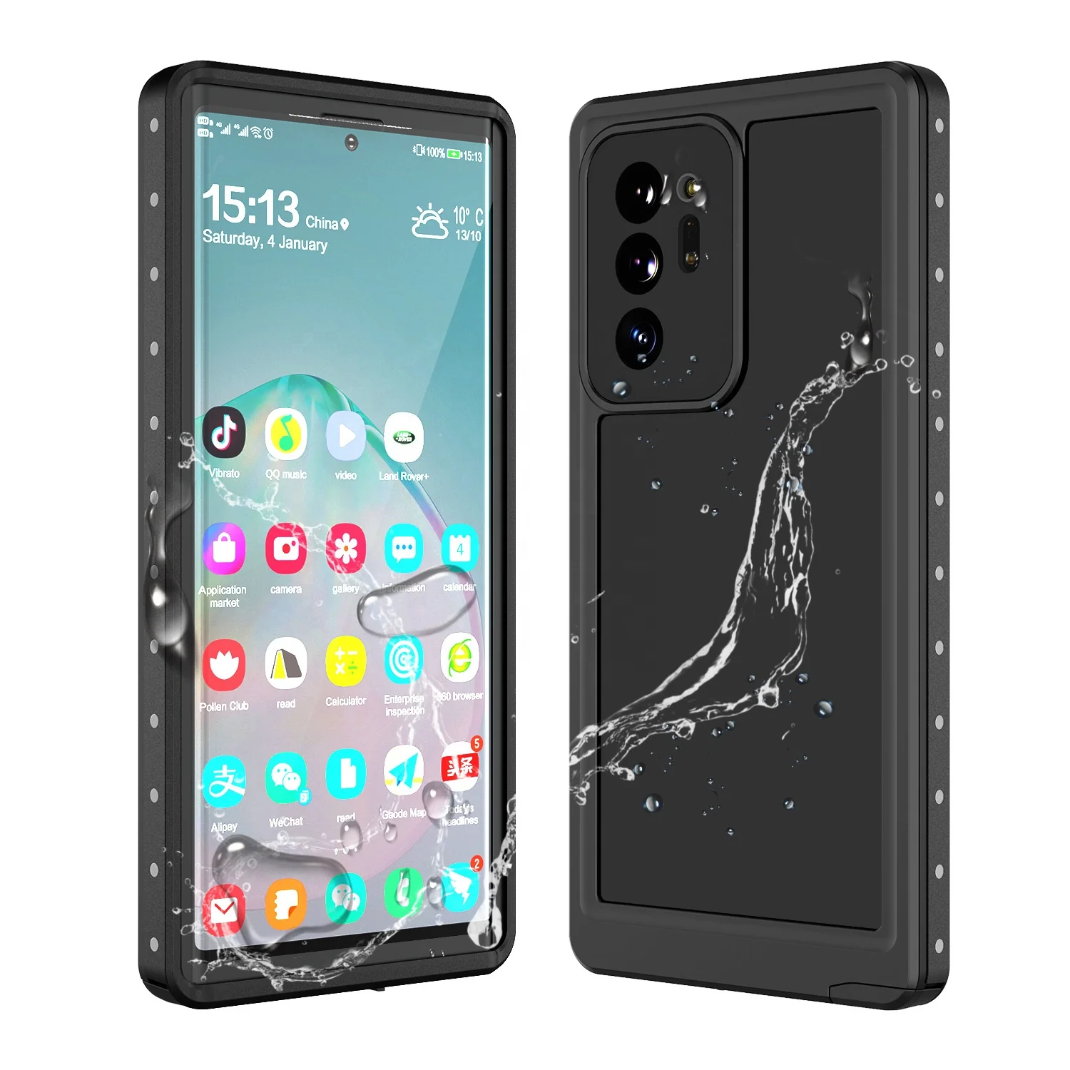 

IP68 Waterproof Mobile Phone Case For Samsung Galaxy Note 20 Ultra Waterproof Mobile Case