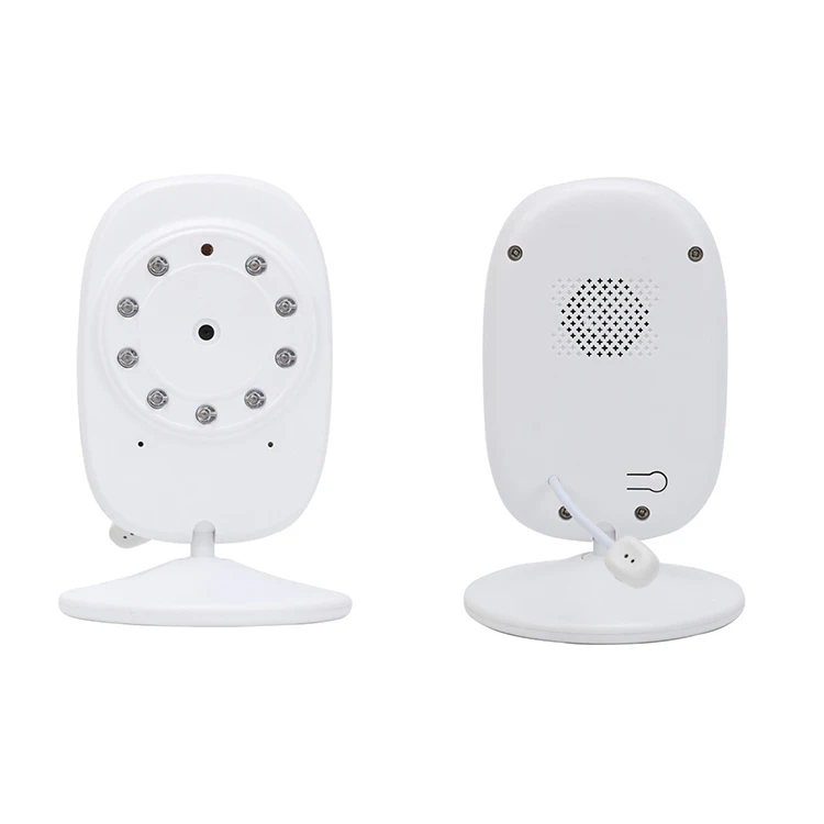 
new two-way voice intercom call infrared night vision 4.3 inch baby monitor with 2 cameras 