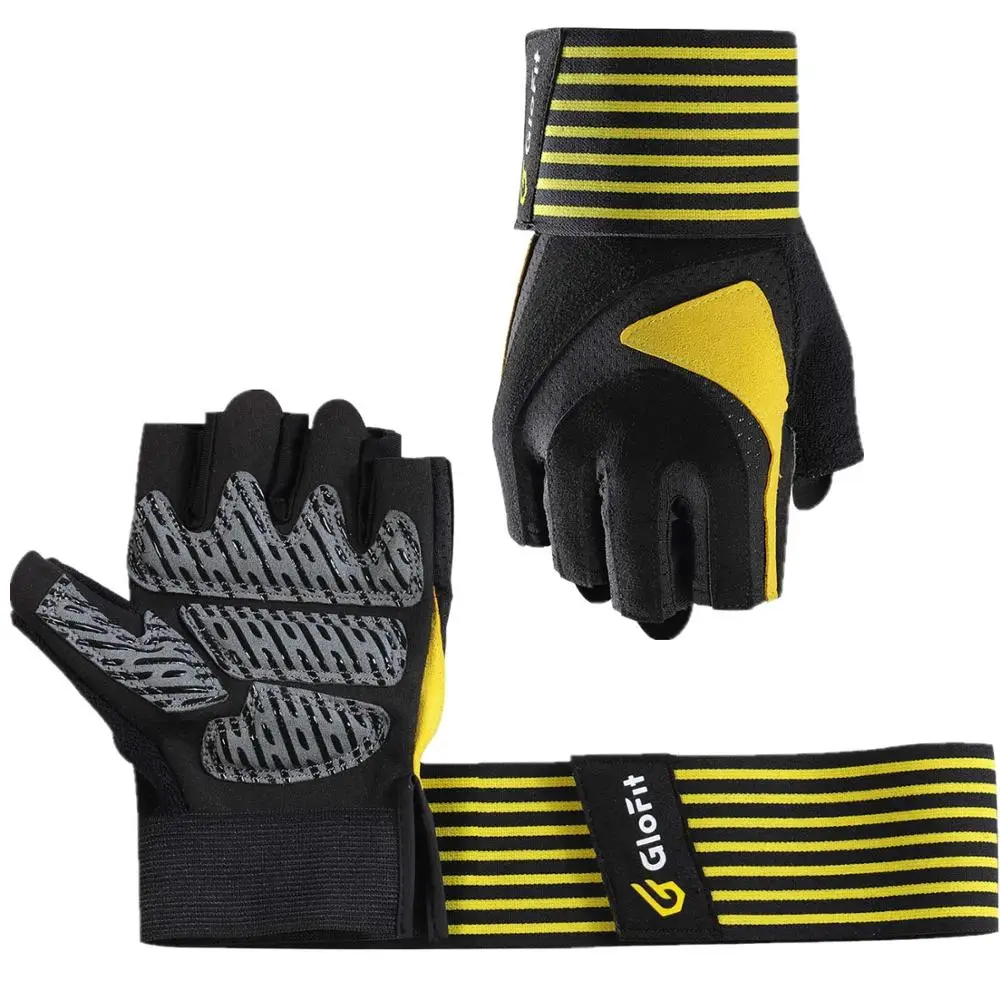 Glofit Women And Mens Breathable Fitness Bike Exercise Body Building Gloves Workout Weight Lifting Training Gym Sport Gloves