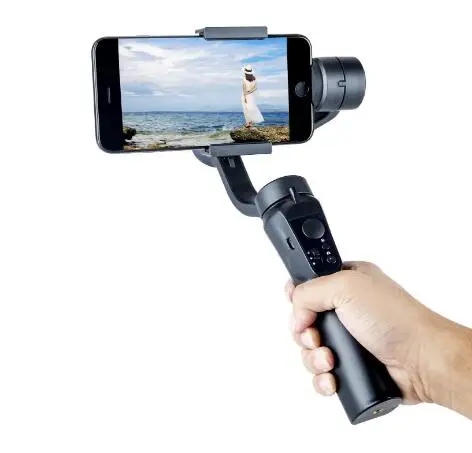 

3-Axis Motorized Smart Handheld Camera Gimbal Stabilizer 3 axis For Smartphone Iphone Android Blue Tooth