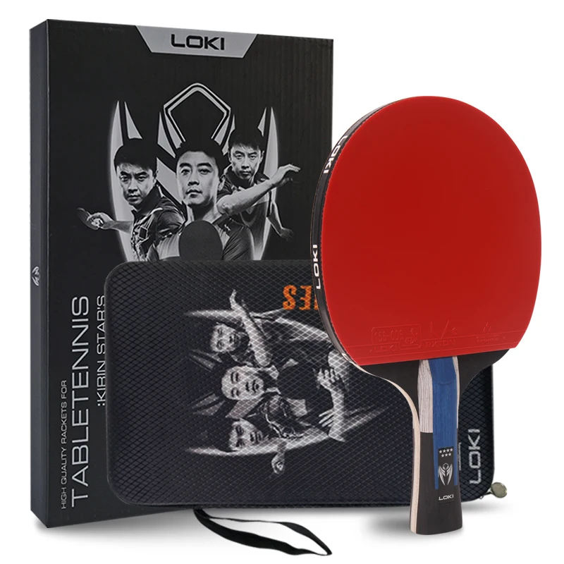 

LOKI PING PONG Performance Level Table Tennis Racket With Approved Rubber for Tournament Play