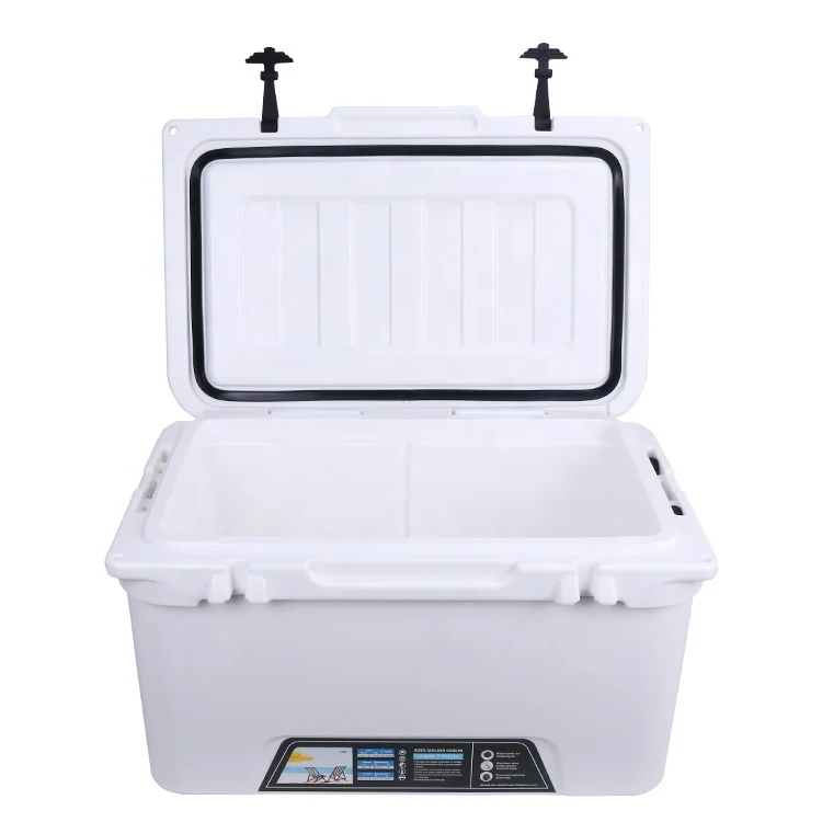 

GINT rotational cooler box 45QT popular size Insulated wholesale Hard ice chest Eco friendly Cooler Box for camping fishing, Red/blue/ customized