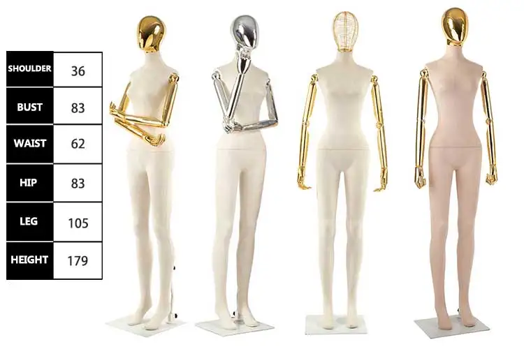 New Style Full Body Women Mannequin Gold Mannequin Head Buy Gold