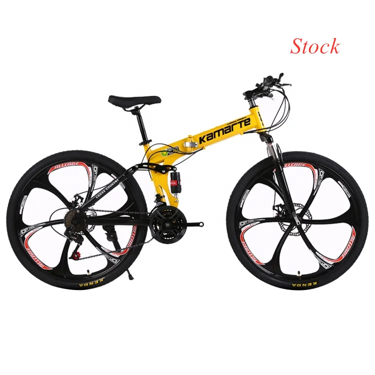 

Bicycle Folding Mountain bike 26 inch New 21 speed doul disc brake Road bikes Alloy wheels foldable bicycles Mechanical dua dis, Red green yellow blue black 26 inch mountain folding bike