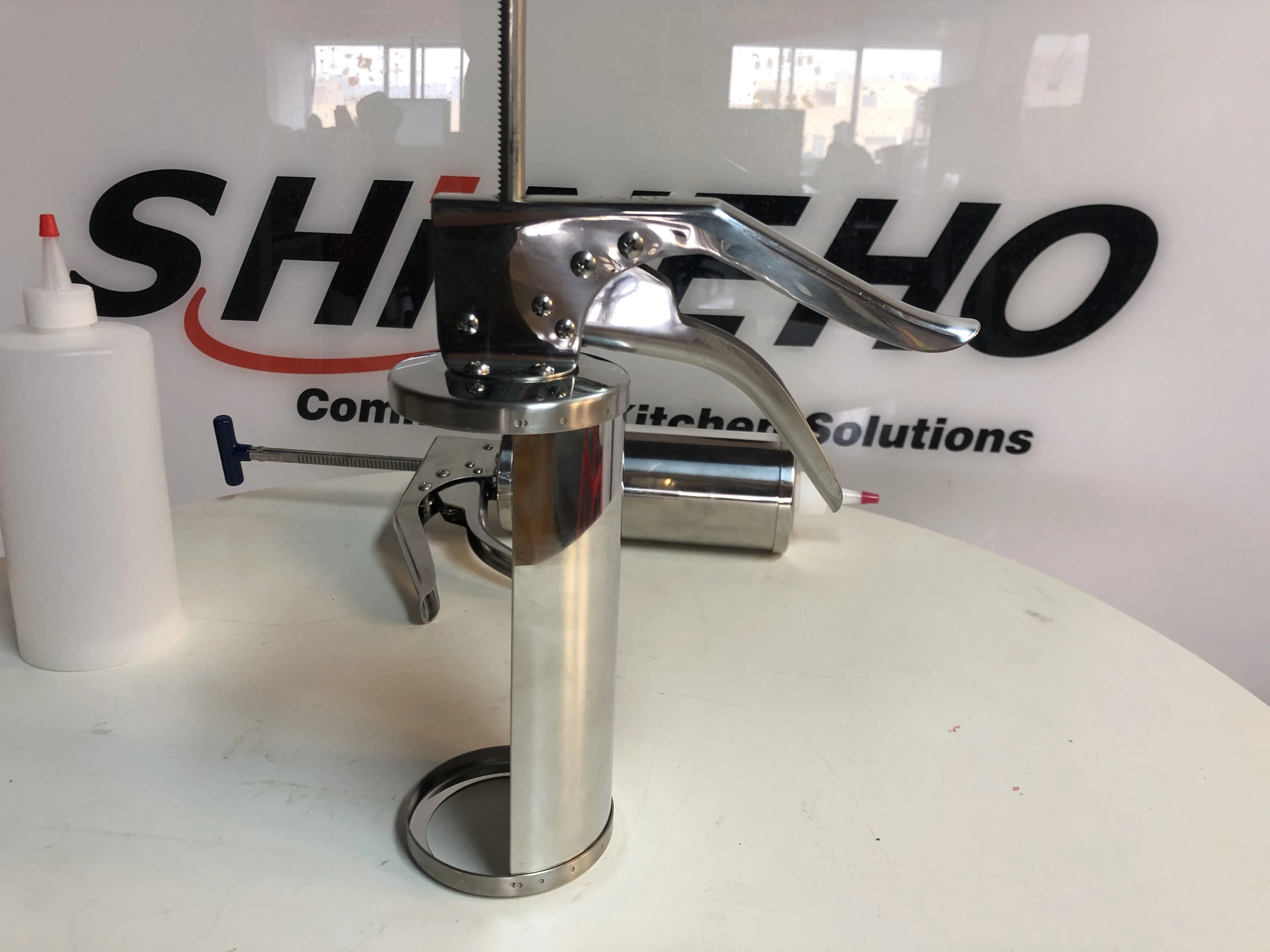 Commercial Kfc Sauce Mustard Mcdonald's Hamburger Pizza Salad Stainless Sauce Dispenser Ketchup