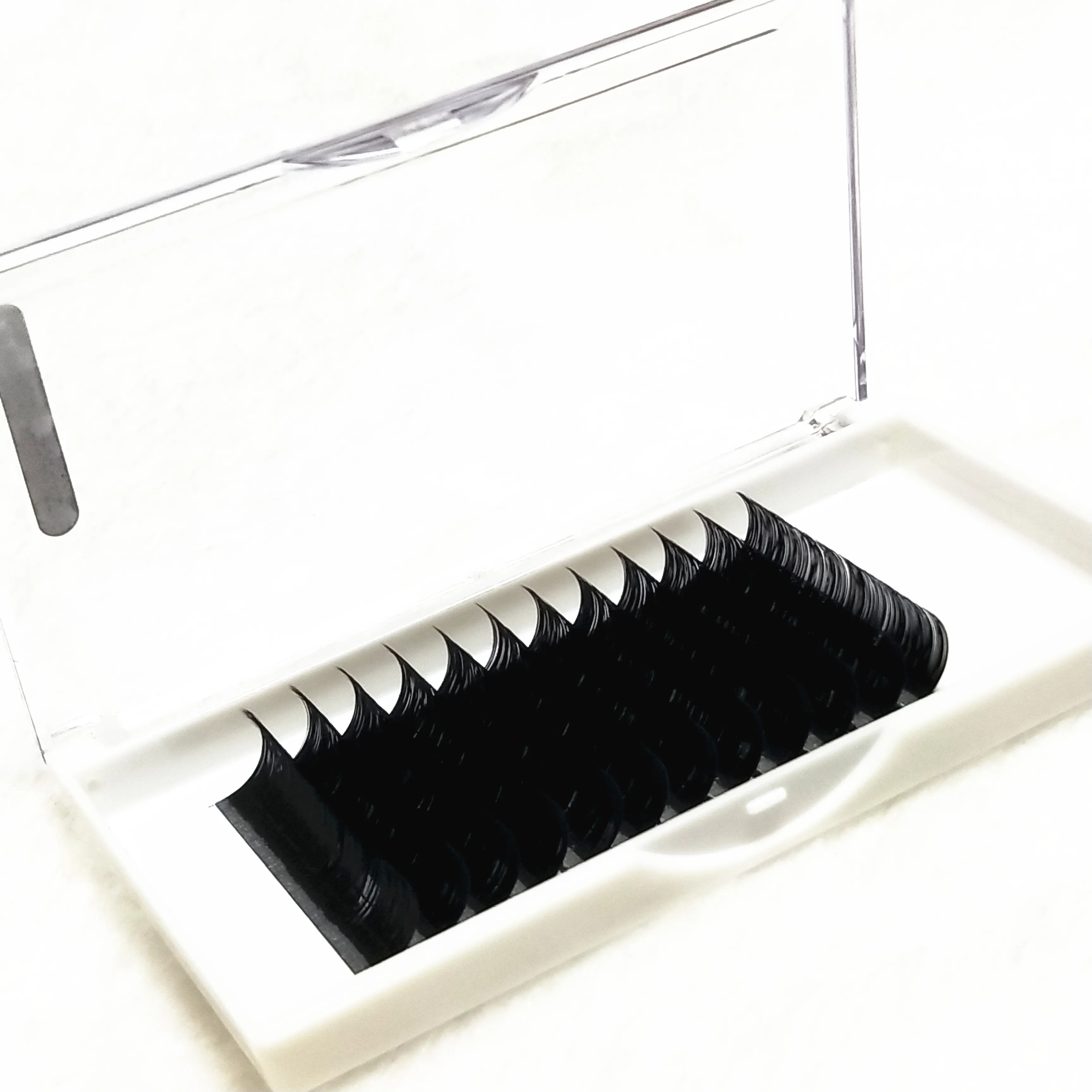 

Best Price Ellipse Eyelash Extension Real Silk Lashes Individual Eyelash Extensions, Natural black