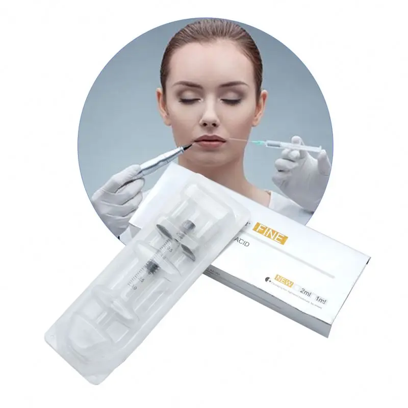 

Best cross linked 2ml hyaluronic acid injectable gel injection lip augmentation korea dermal filler for skin, Transparent
