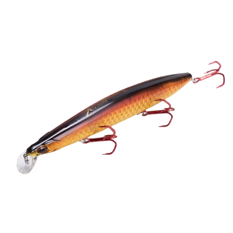 

Kingdom Saltwater Catsing Floating Jerkbait Fishing Lure Wobblers Minnow Good Action Depth 0.2-0.4m Hard Baits, 9 colors