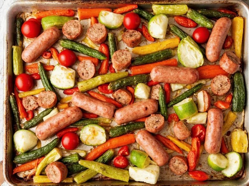 Perfect Sheet Pan Veggies and Sausage Recipe in 30 Minutes