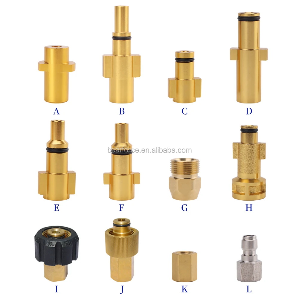 Pressure Washer Gun Lance Adapter Quick Connector Snow Foam