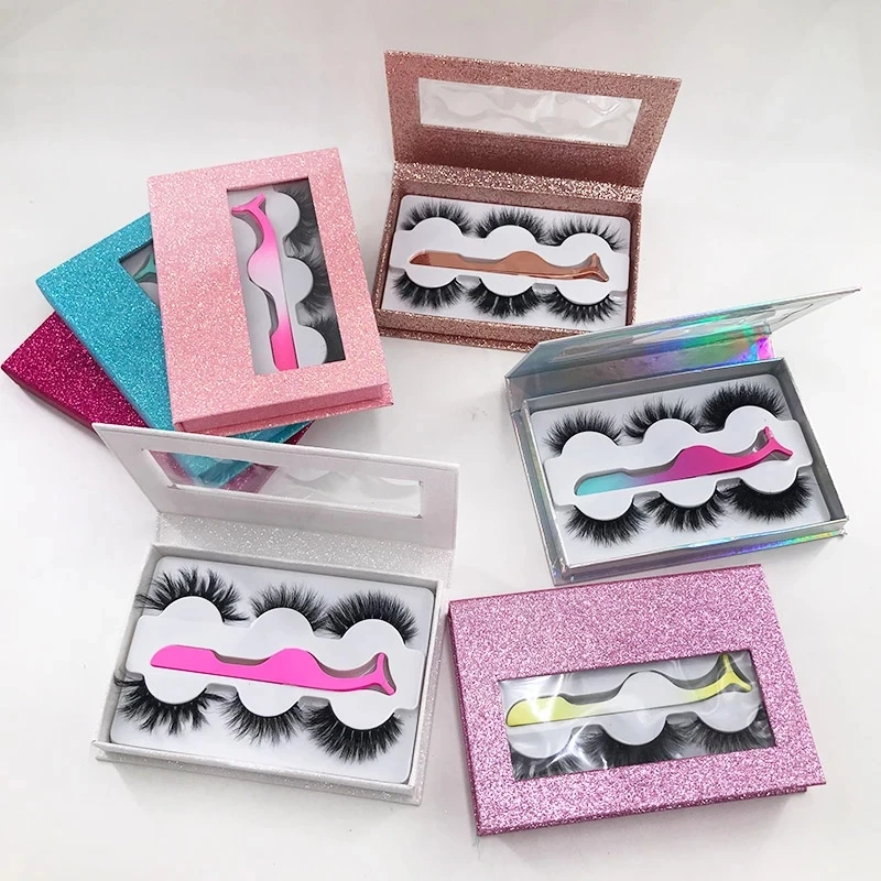 

Hand made lashes mink wholesale eyelashes private label box