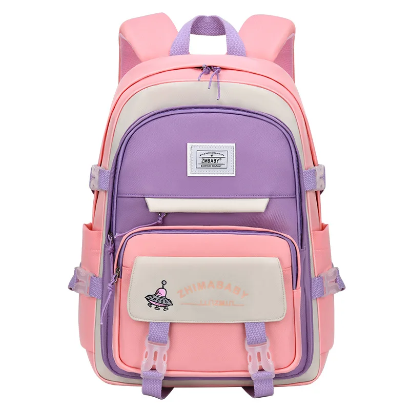 

2022 new fashion students 3-6 grades to reduce the burden of shoulder bags teenage school bag