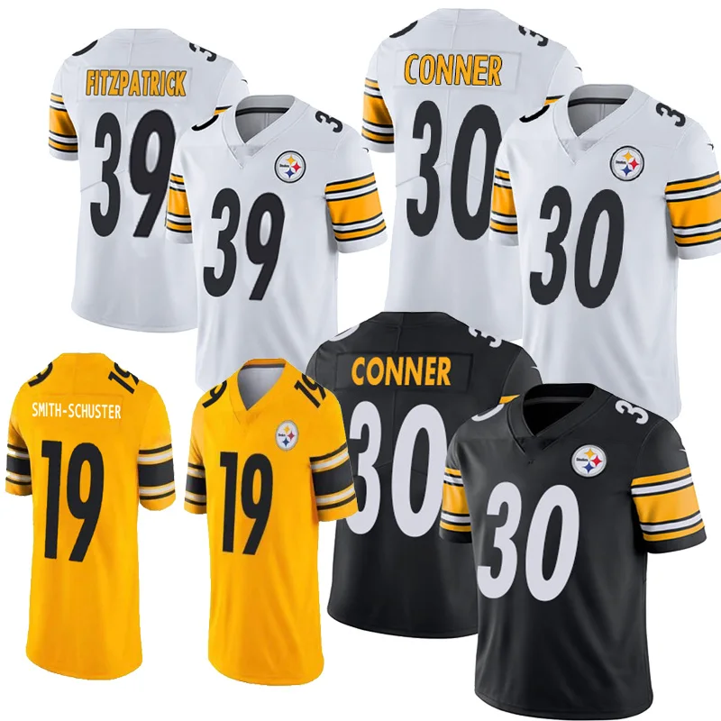 

39 Minkah Fitzpatrick 19 Juju Smith-Schuster 30 James Conner Customized Chinese-made American Football Jersey of high quality