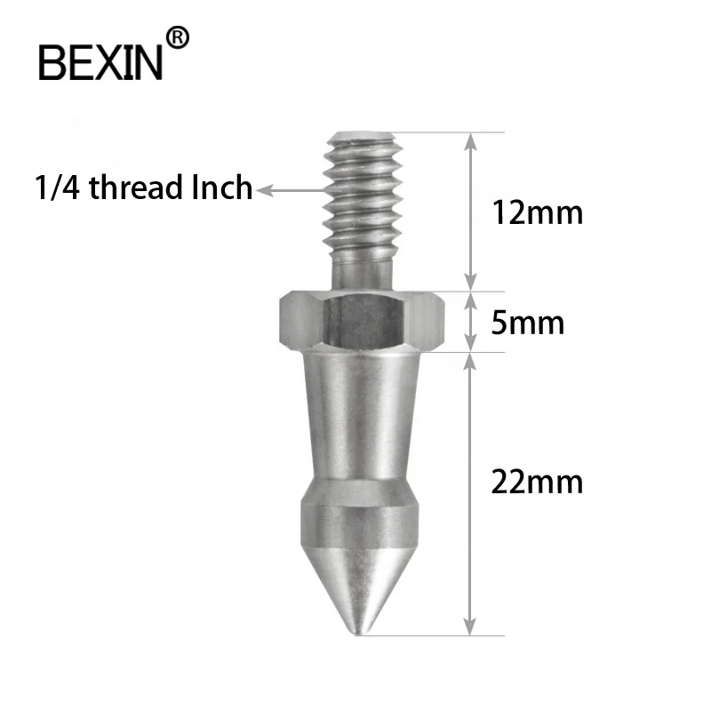 

BEXIN Factory Low Price Professional Tripod Replacement Foot Spike Photography Accessories Tripod Monopod Spike For DSLR Camera