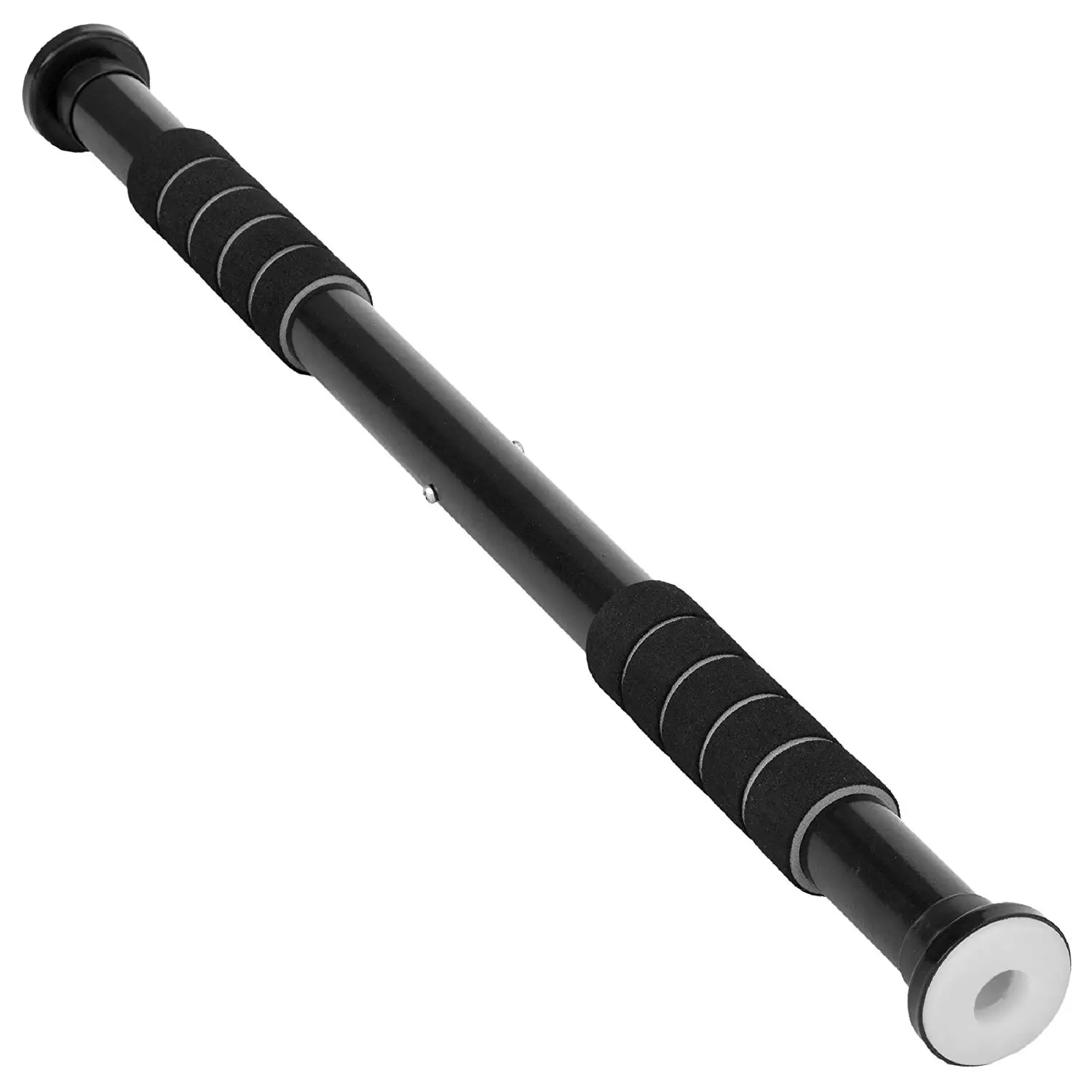 

Home exercise workouts adjustable doorway pull up bar, Black/chorme