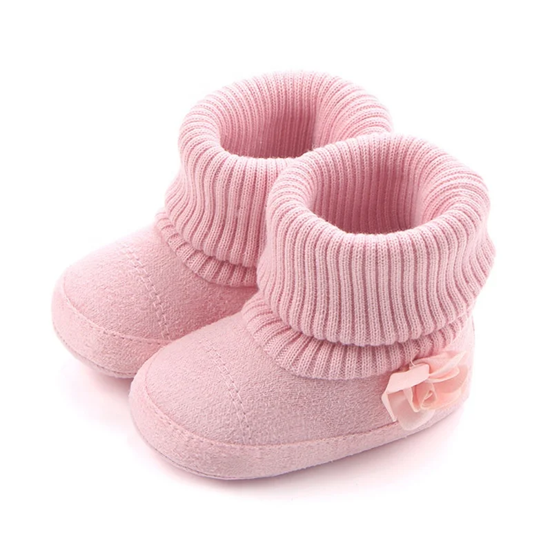 

Spring and Autumn New Tricolor Baby Boots Wholesale infant Socks Shoes Baby Walking sock booties
