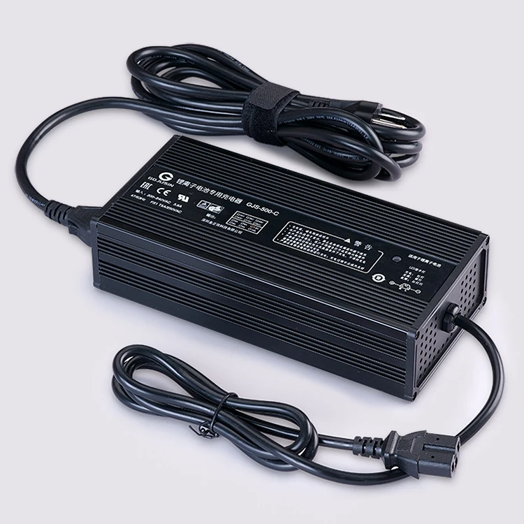 

Electric Vehicle High Voltage Automatic Battery Charger Input 100V-240VAC Li-ion Battery Charger 37.8V 10A