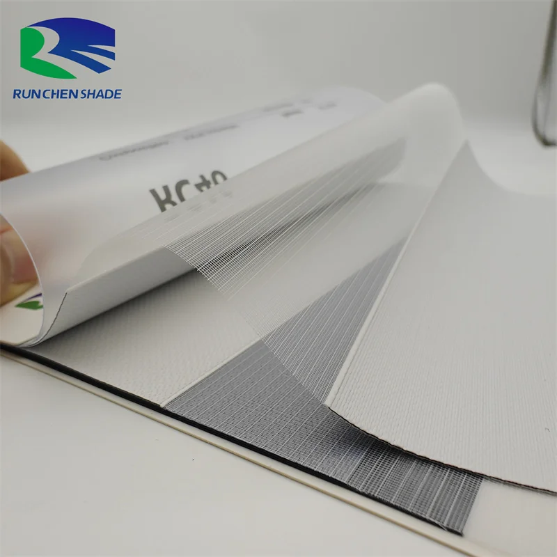 Best Quality Classic 100% Polyester Translucent Day and Night Roller Blinds Fabrics for Window Treatment