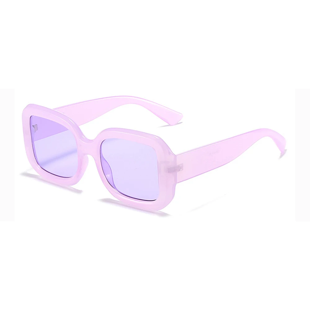 

Sparloo 10663 women purple square oversized female retro sunglasses custom logo