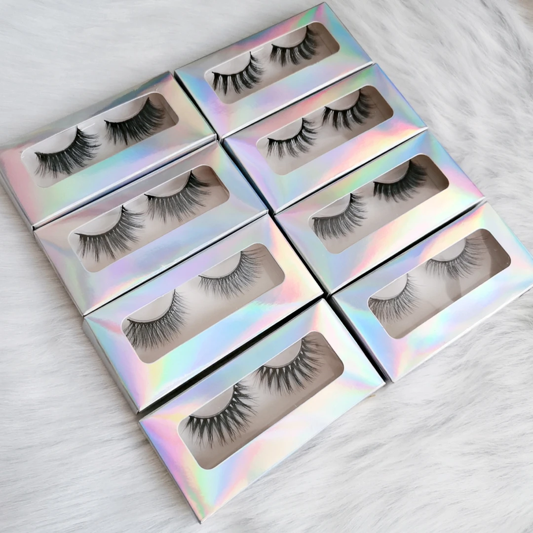 

Wholesale Faux Mink 3D Silk Effect Lashes Eyelash Private Label Eyelashes