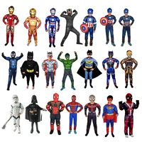 

Halloween children's clothing beauty team bat spiderman boy kid jumpsuit anime cosplay costume