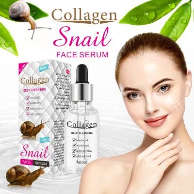 

Peimei Snail Collagen Facial Skin Moisturizing Repair Hyaluronic Acid 30ml