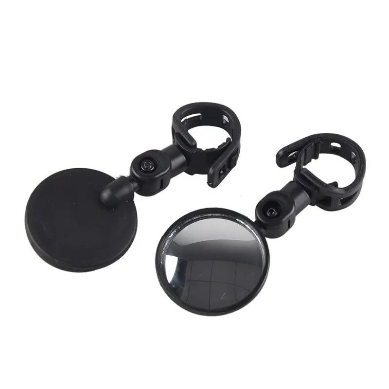

Road Bike Safety Tool Handlebar Back Eye Cycling Rear View Mirrors Accessories, Black