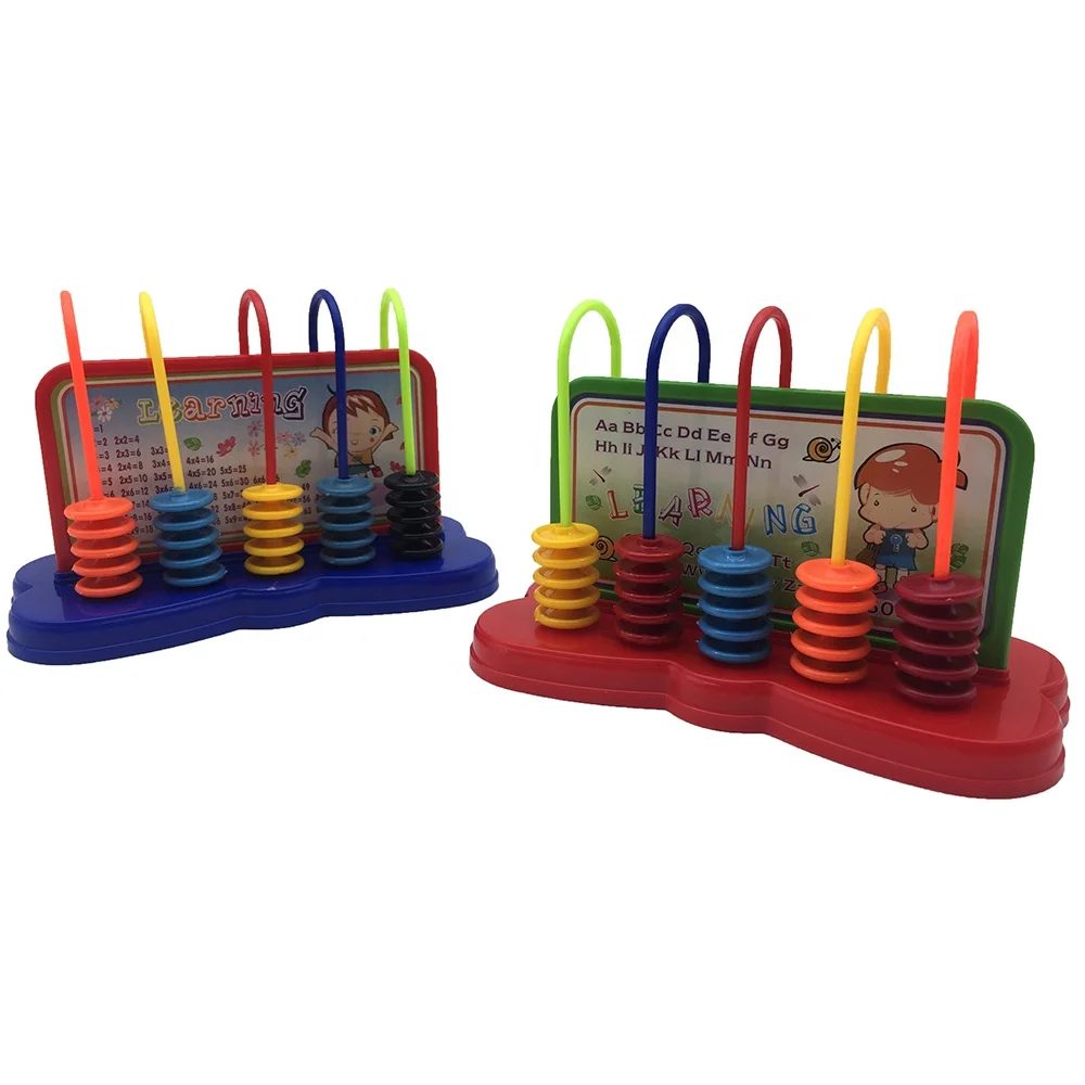 
Childrens Early Learning Math Counting Plastic Educational Funny Abacus Toy 