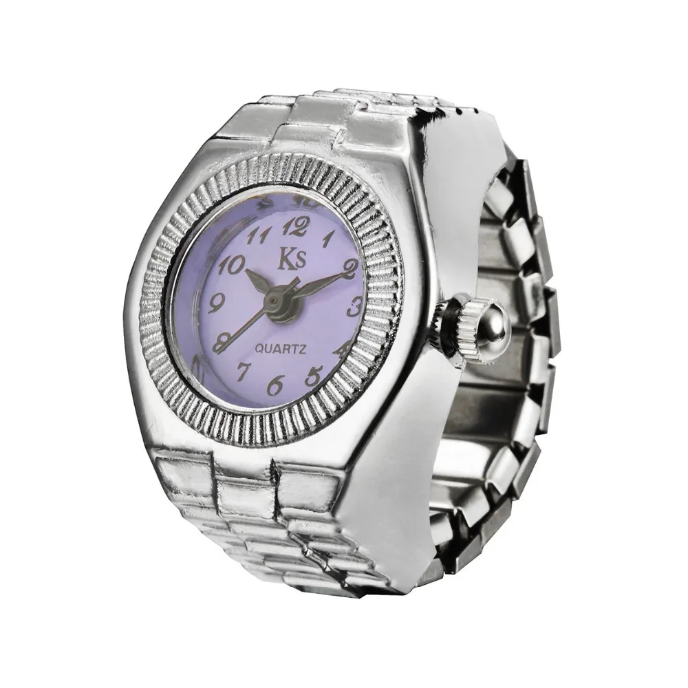 

Amazon hot sale creative fashion jewelry couple women unisex quartz finger ring watch, As pic