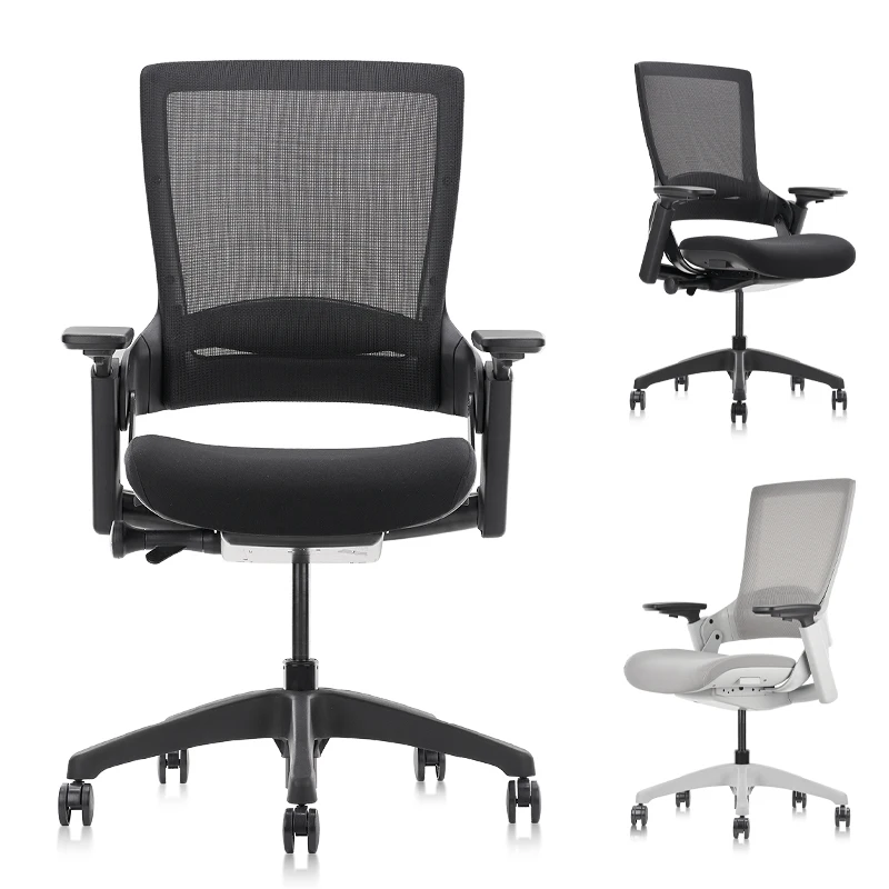 

Free Shipping CLATINA Mellet 3D Adjustable Armrest Swivel Mesh Ergonomic Office Chair, Black/grey