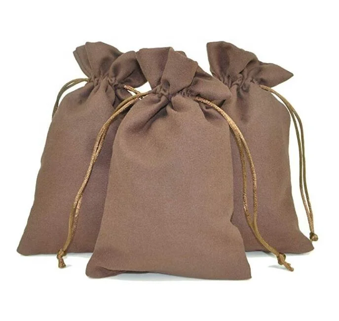 

Popular Style Custom Logo Drawstring Packaging Bag Velvet Jewelry Pouch, Colorful