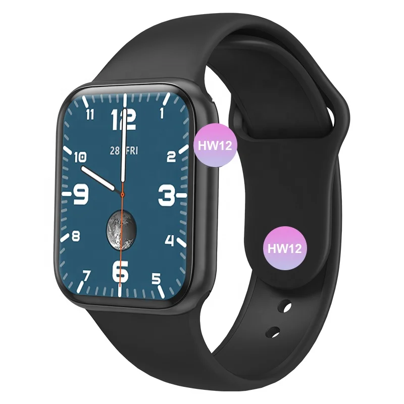 

Drop Shipping Amazon hot selling men hw12 smart watch wrist band bracelet blood pressure oxygen sport smart watch