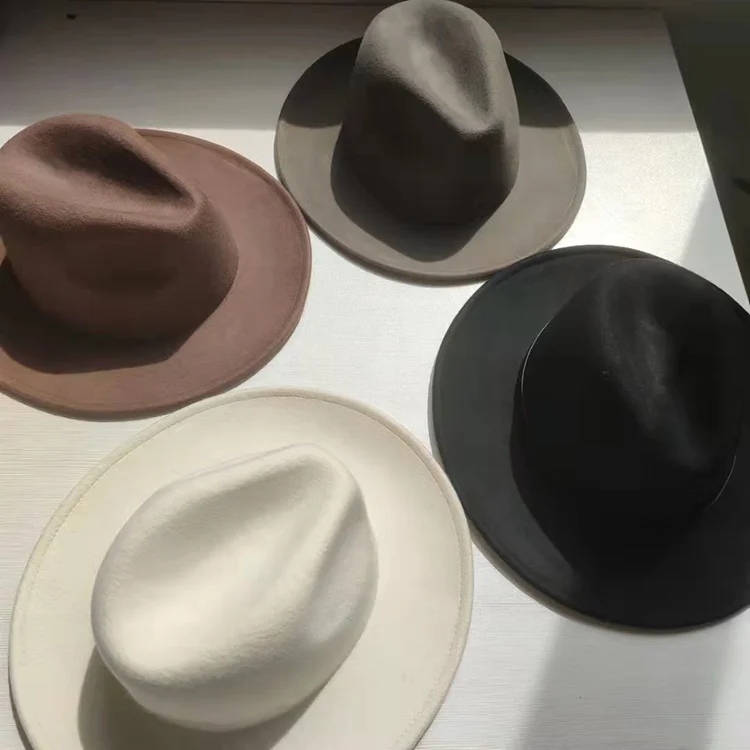 

High Quality Women Australian Wool Chapeau Fedora Hats