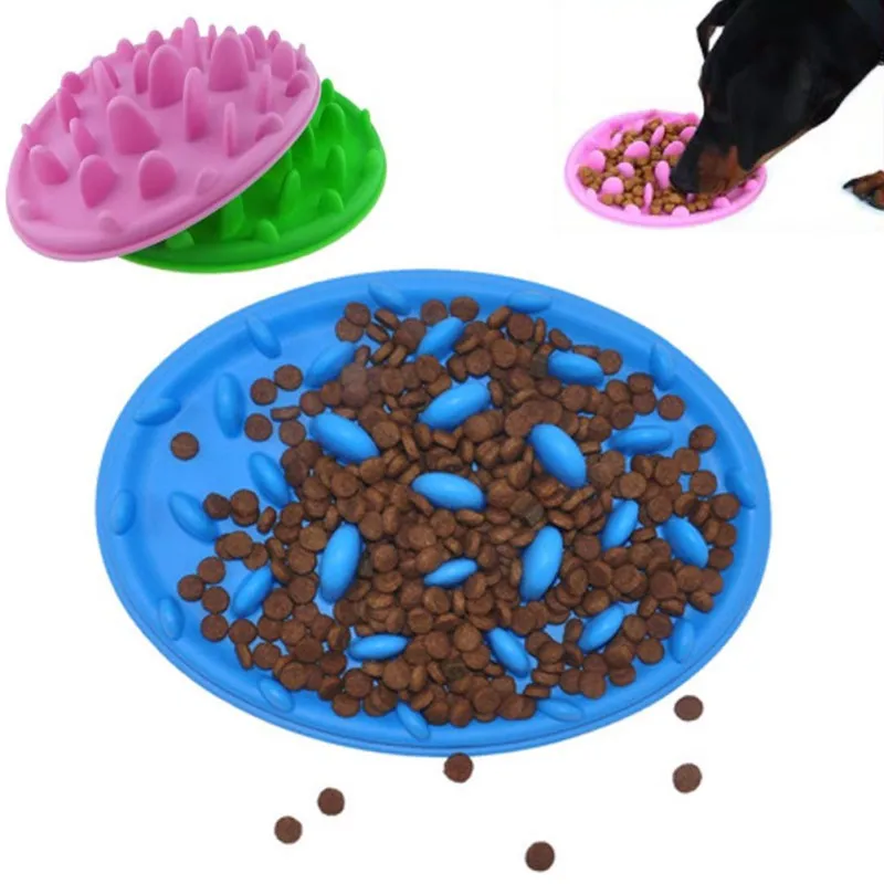 

Factory Supplies Silicone Pet Dog Feeding Food Mat Silicone Puppy Slow Eating Feeder Dish Bowl Dog Feeding Lick Mat, Pink, green, blue