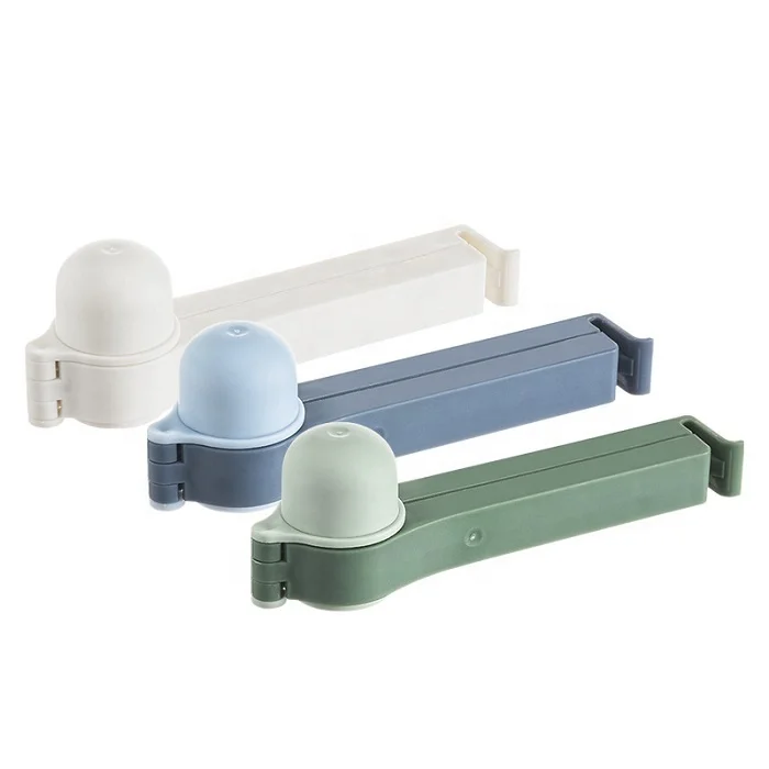 

Food Bread Plastic Storage Food Clips Bag Sealing Clips With Pour Spout, Green,white,blue